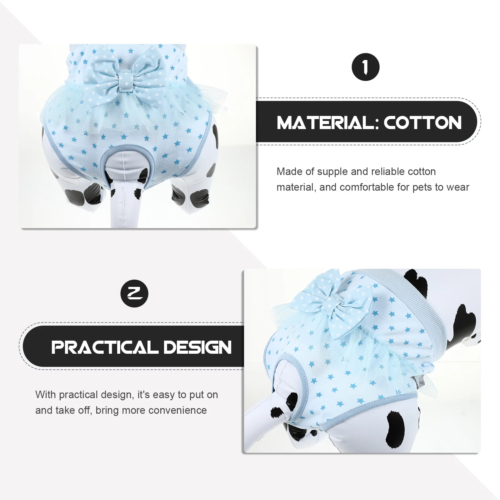 

Dog Period Pants Leak Proof Female Dog Physiological Panties Cotton Pet Diaper For Puppy Sanitary Pantie Pet Supply