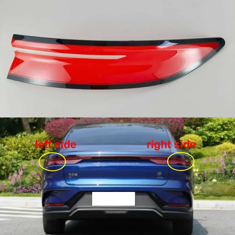 

For BYD Han EV / DM 2022 2023 Car Accessories Outer Tail Lamp Cover Taillight Shell Rear Brake Lights Mask Plexiglass