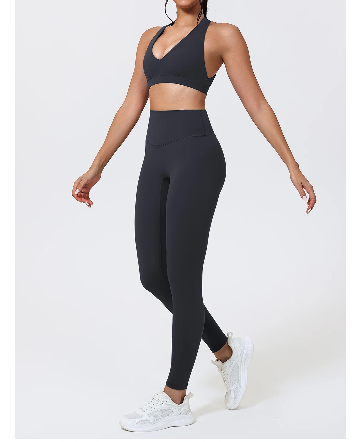 Hearuisavy Sommer-Sport-BH für Damen, Pilates, Yoga, Gymnastikunterwäsche, Laufen, stoßfest, atmungsaktiv, schnell trocknend, Fitness-Top für Mädchen – Detail 20