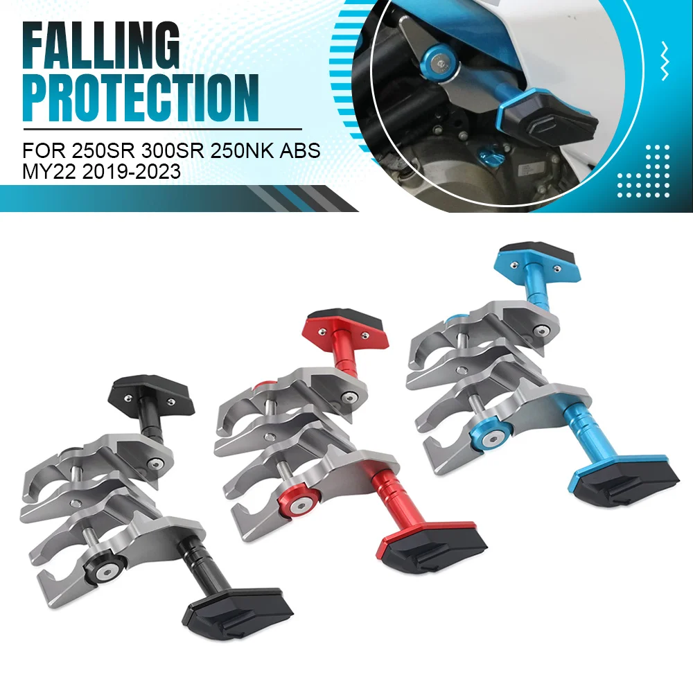 

For CFMOTO 250SR 300SR 250NK ABS MY22 2019-2020-2021-2023 Frame Crash Pads Engine Case Sliders Protector Motorcycle Accessories