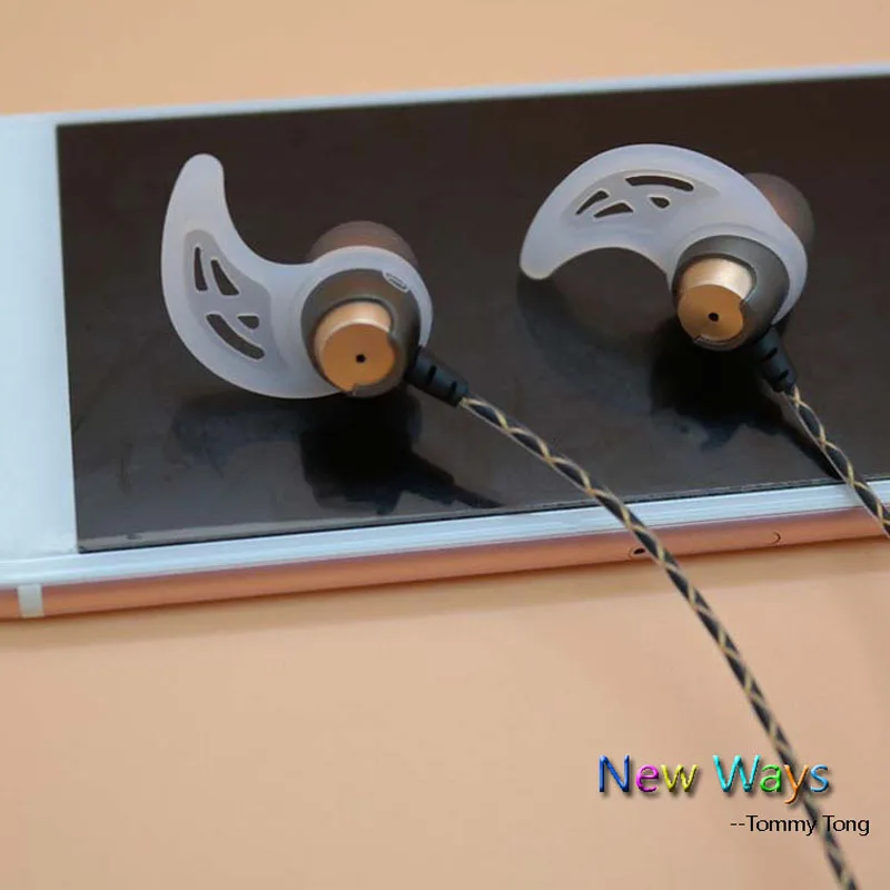 

1Pair Comfortable Durable Silicone Earhook for Earphones Compact Easy Carry Sport Style Headset Accessory Black