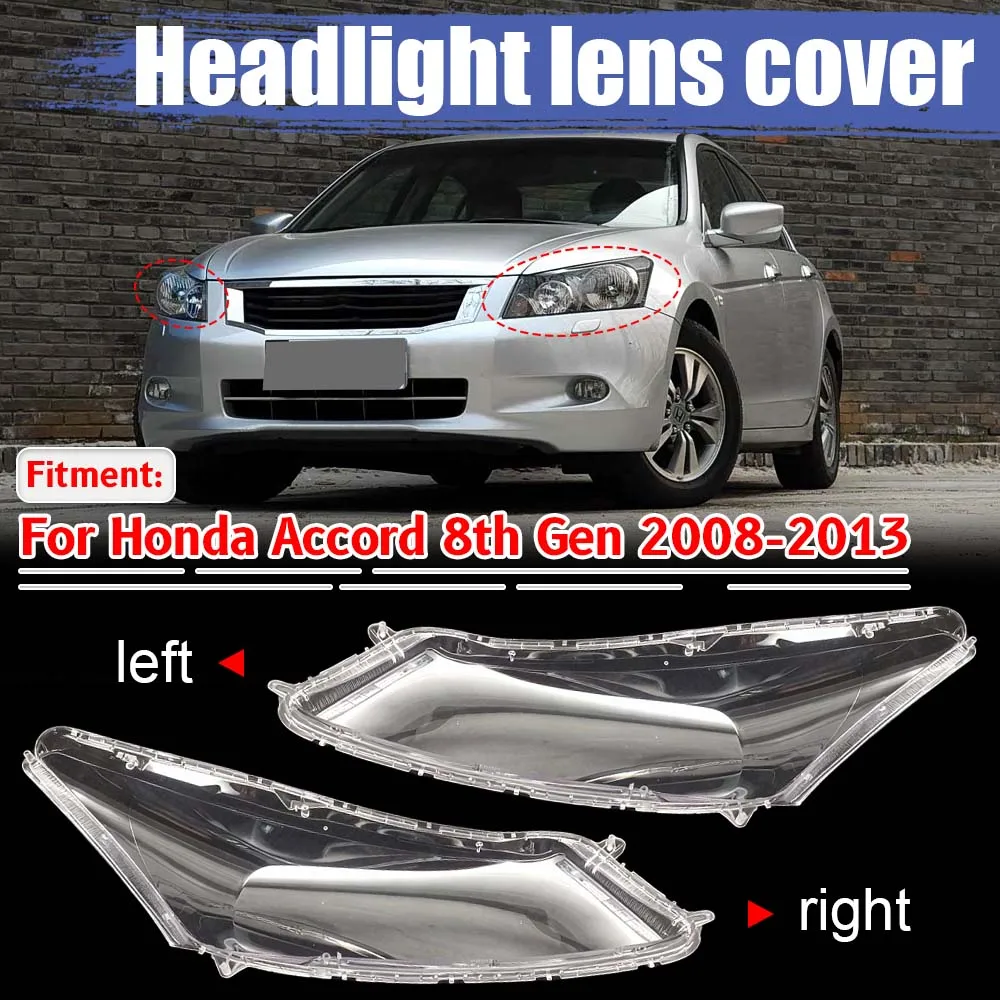

Car Headlamp Lens Front Shell Mask Housing Headlight Lampshades For Honda Accord 2008 2009 2010 2011 2012 2013 Car Accessories