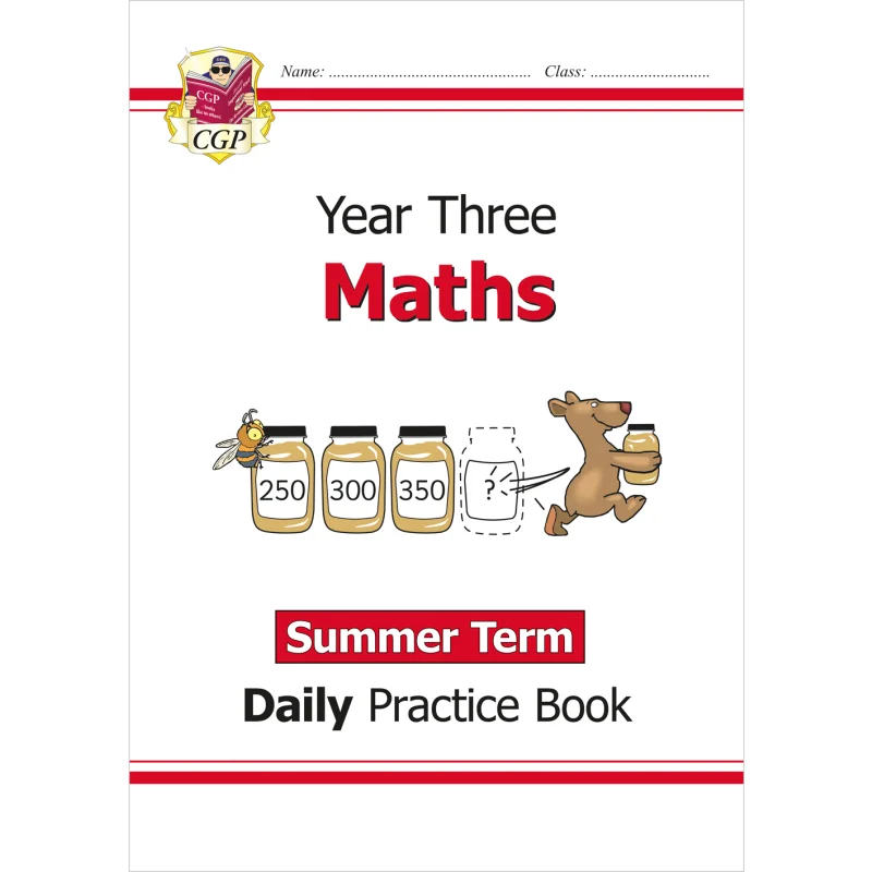 

Новая книга для ежедневной практики по математике KS2, год 3, летний срок CGP, книги для координации, групповые публикации 9781789086515, книга