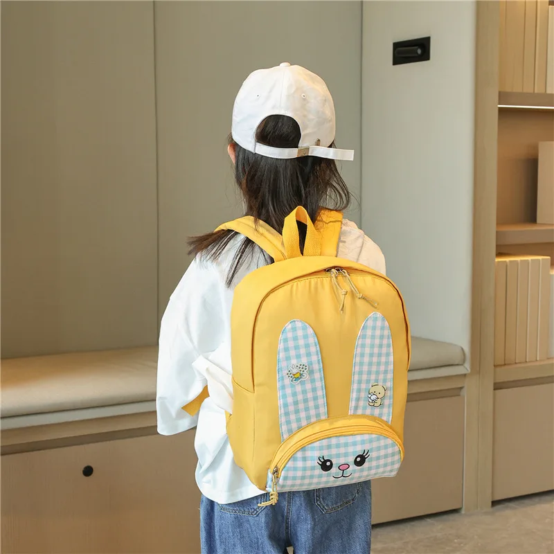 Kindergarten Backpack, Cute Cartoon Rabbit Backpack For Girls To Travel, Personalized Children's Backpack, Outdoor Travel Bag