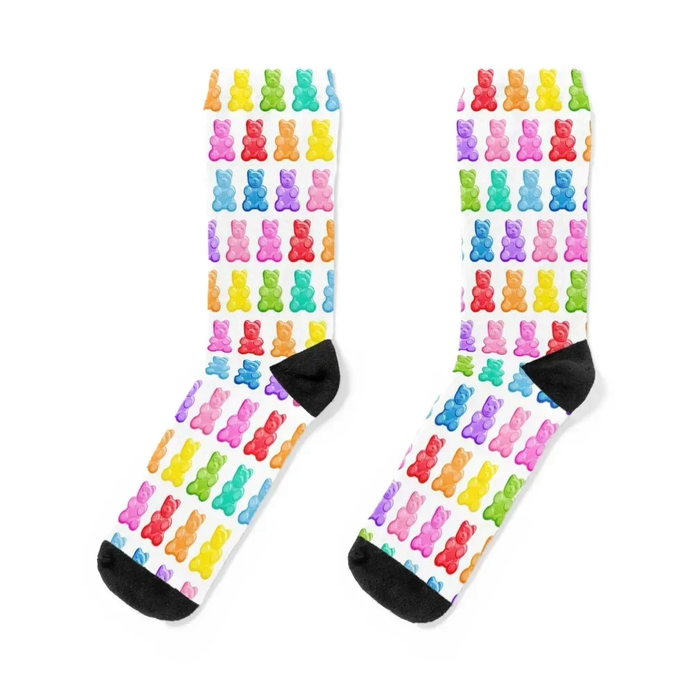 

Gummy Bears Socks compression Lots Thermal man winter Non-slip Socks Ladies Men's