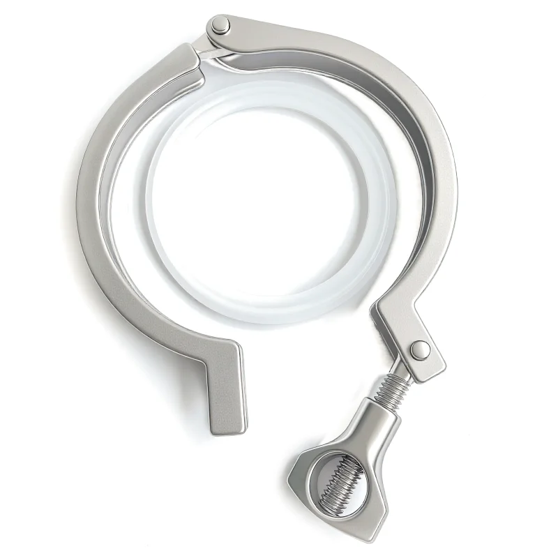 Pipe clamp 1.5 2 2.5 Tri Clamp 50.5/64mm Ferrule 304 Stainless Steel Tri Clover Sanitary Fitting for home Brewing