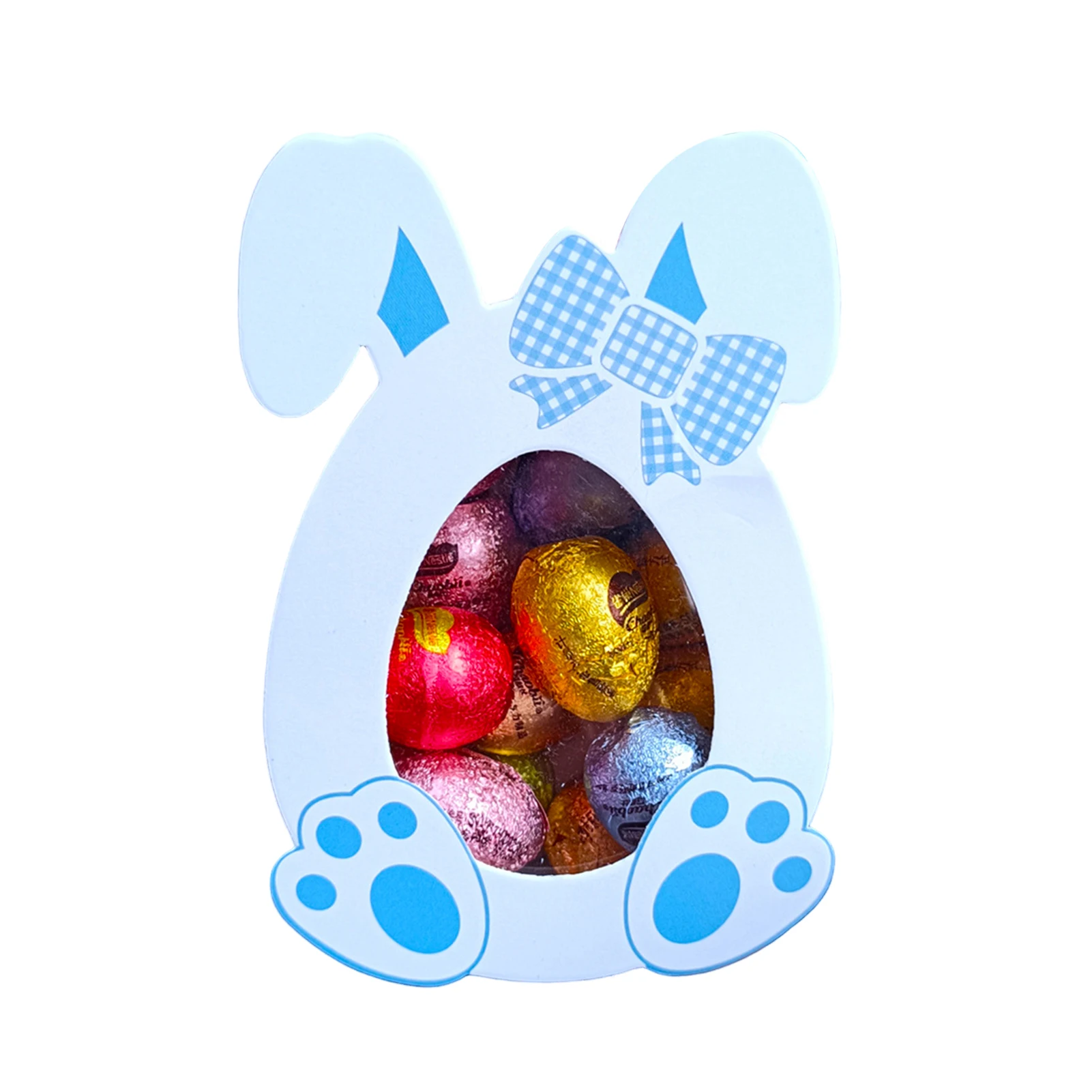 Scatole regalo per cartoni animati Scatole a forma di coniglietto pasquale Porta caramelle unico Decorazione festiva adatta per l'ufficio scolastico