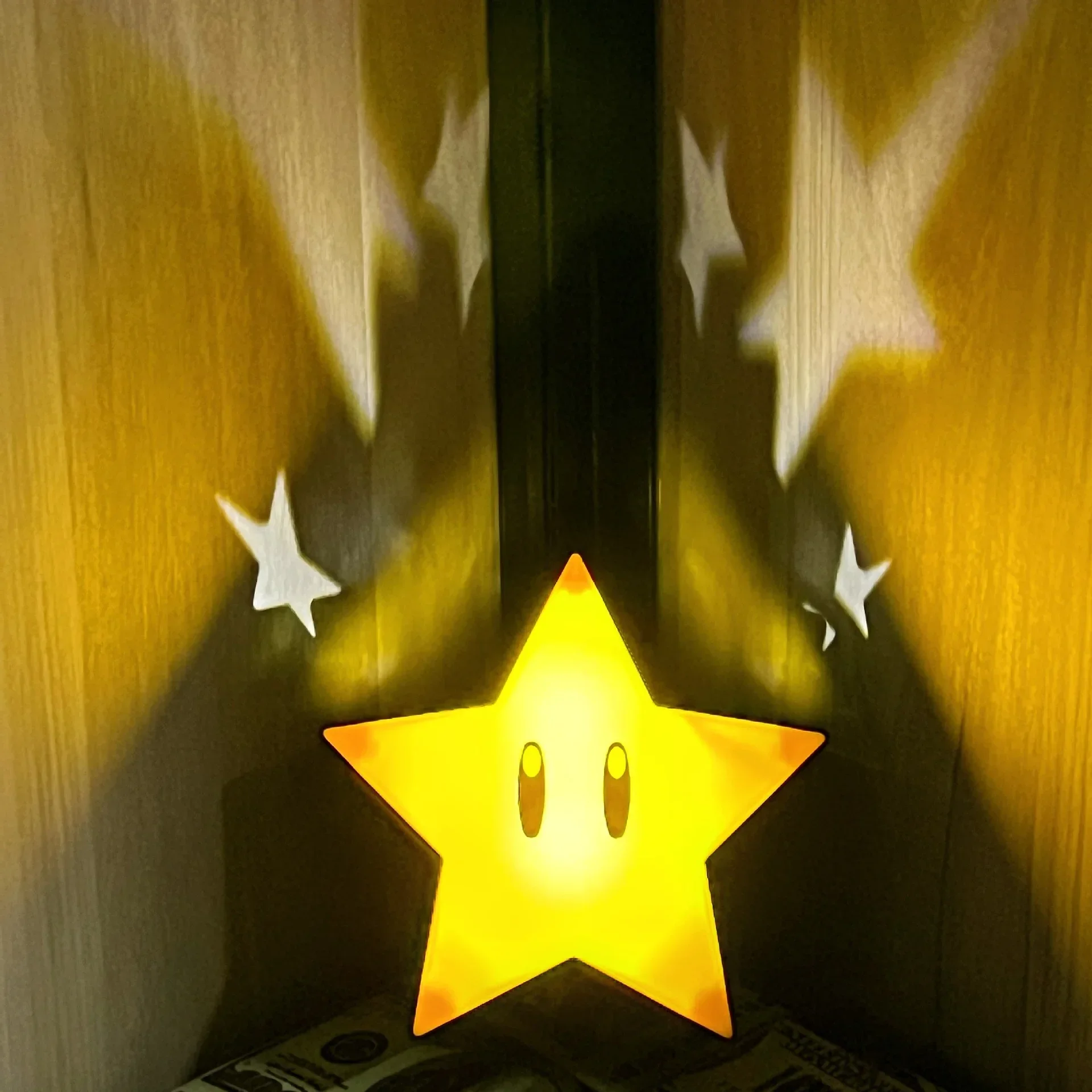 Super Mario Bros LED Question Mark BrickNight Light Figure Star Lamp Statue USB Charging Table Lamp Game Toy Kids Christmas Gift