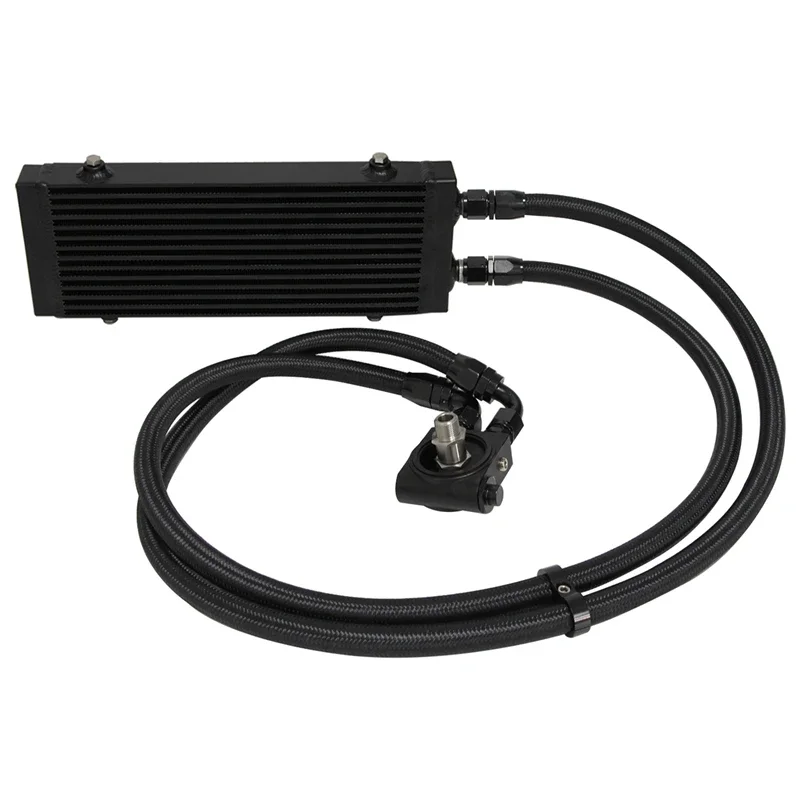 Bar&Plate Oil Cooler Kit Medium Dual Pass Thermostat 73±0.5° Large Core:14