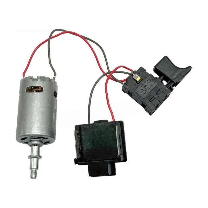 [NEWA64Z!】 For 21V For Cordless Power Tools Compatible 550 High-Speed Variable-Speed Motor Assembly Switch Included
