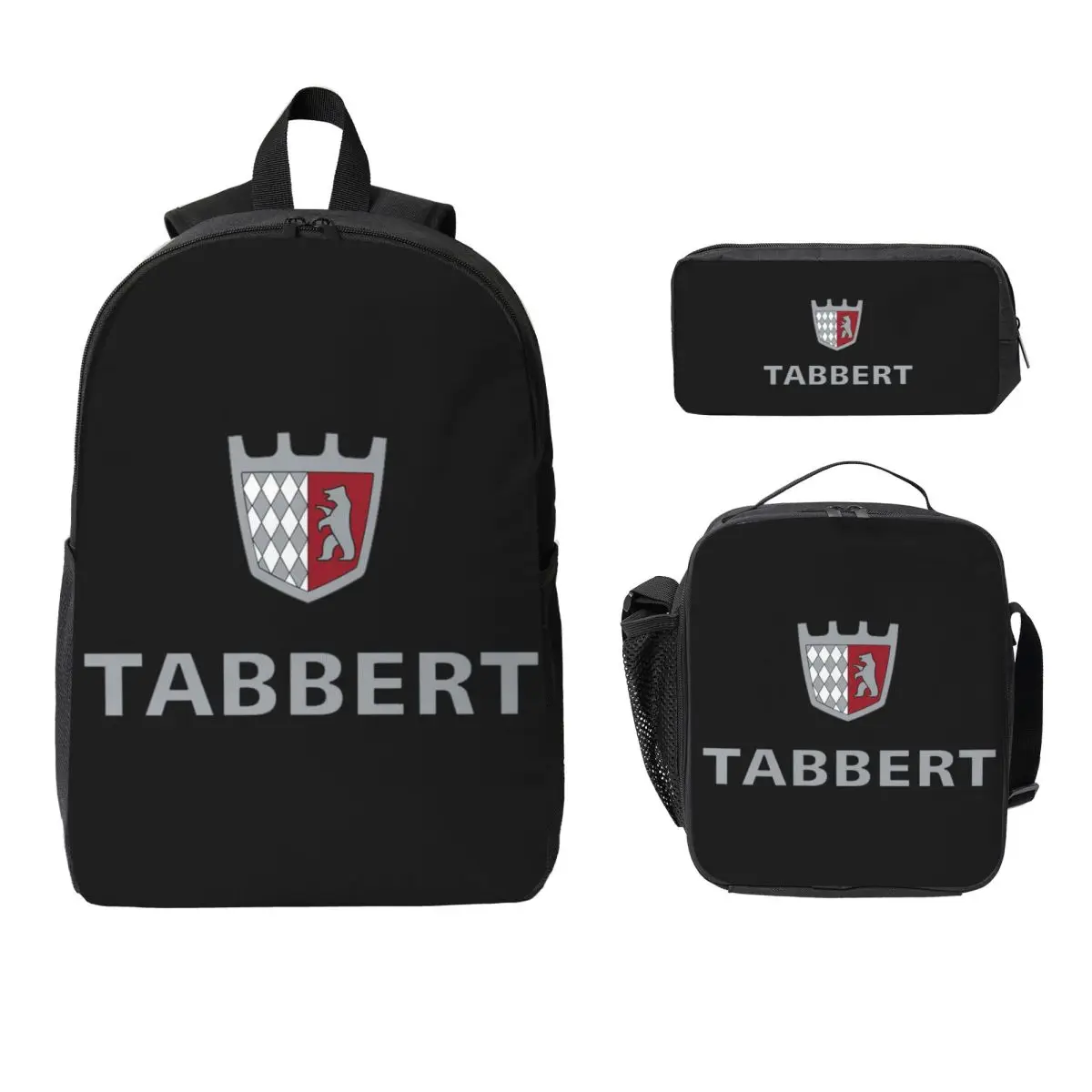 

Tabbert Caravan Backpack Student Boys Girls BookBag School Bag Laptop Shoulder Bags 3ps Insulated Lunch Bag Pencil Case
