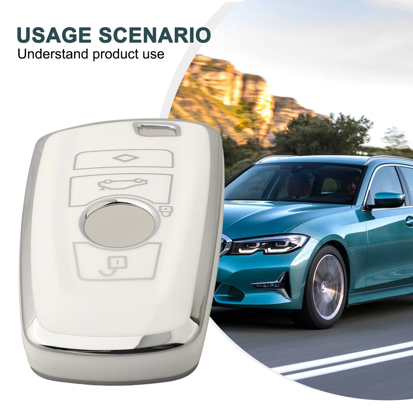 

Tough Yet Lightweight For TPU Case For Your Vehicle's Keys Perfectly Tailored To The Full Range Of For BMW's Offerings