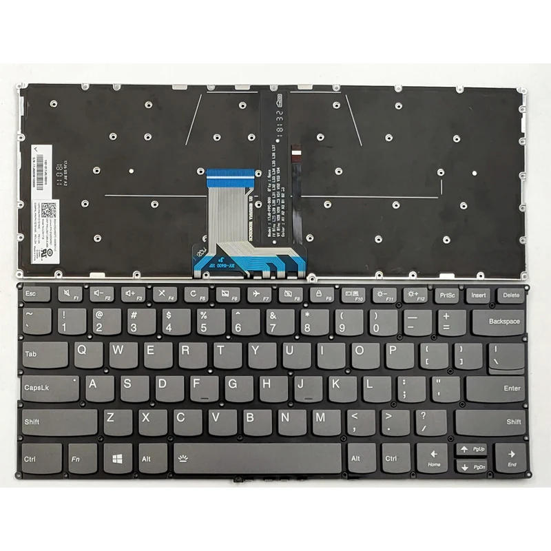 

New For Lenovo Yoga 720-12IKB Laptop Keyboard US Black With Backlit 9Z.NDUBN.B01