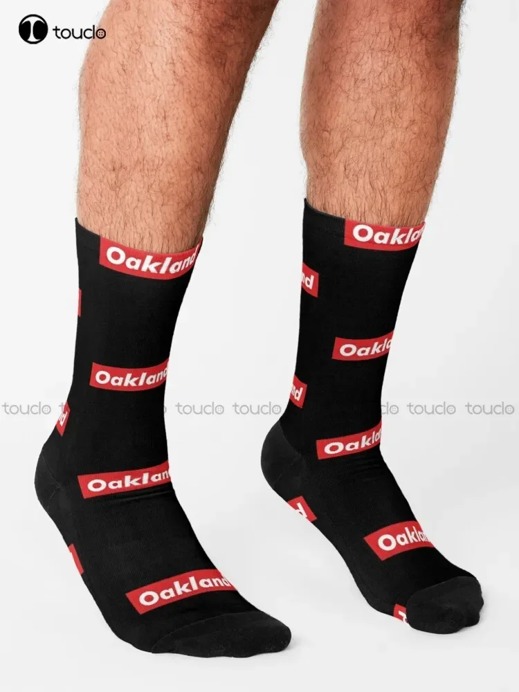 Oakland Usa United States America American Socks Athletic Socks Men Personalized Custom Unisex Adult Teen Youth Socks Colorful