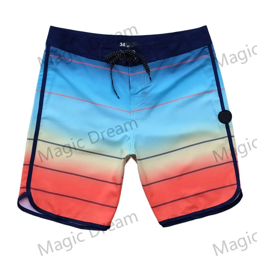 2024 Jun Summer New Waterproof Beach Shorts Men Phantom Bermuda Board Shorts Swim Quick Dry Casual Diving Surfwear Plus Swimwear