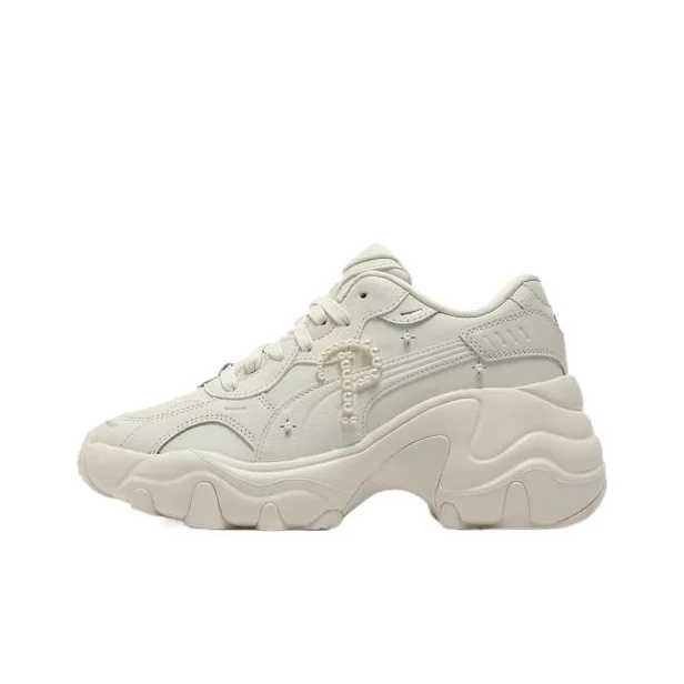 puma-cuir-artificiel-cuir-resistant-a-l'usure-et-leger-chaussures-decontractees-basses-pour-femmes-beige-402239-01