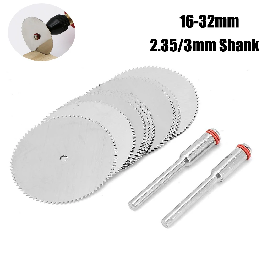

6/10 шт. мини-набор дисковых пил, прецизионный режущий диск для деревообработки со стержнем 16 мм, 18 мм, 22 мм, 25 мм, 32 мм для резки дерева, металла