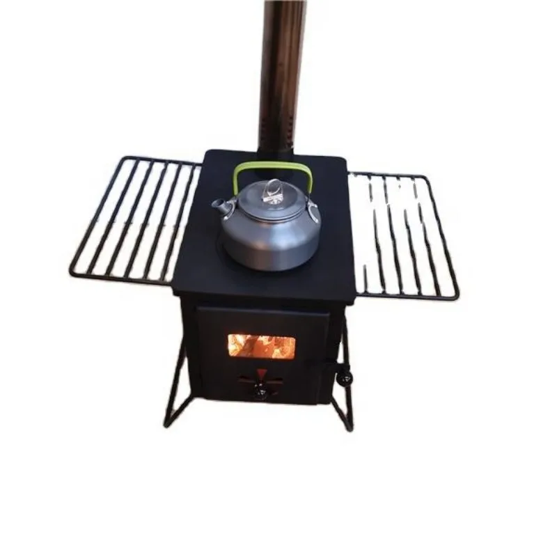 Hot Sale Hiking Wood Burning Stove Small Barbecue Wood Tent Camping Stove