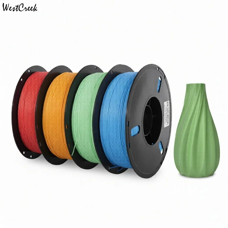 WESTCREEK High Speed Matte PLA 3D Printing Filament 1.75mm 1KG Spool, No Visible Layer Lines for All FDM 3D Printers