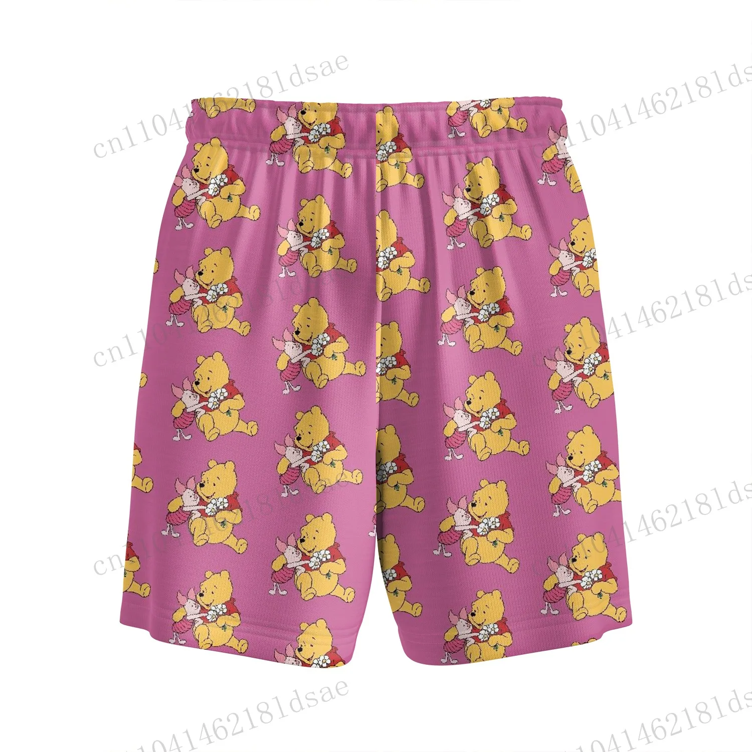 

HOT 3D printed shorts Winnie the Pooh Beach sleeping sports outdoor polyester fiber men and women adults and children Summer Y2K