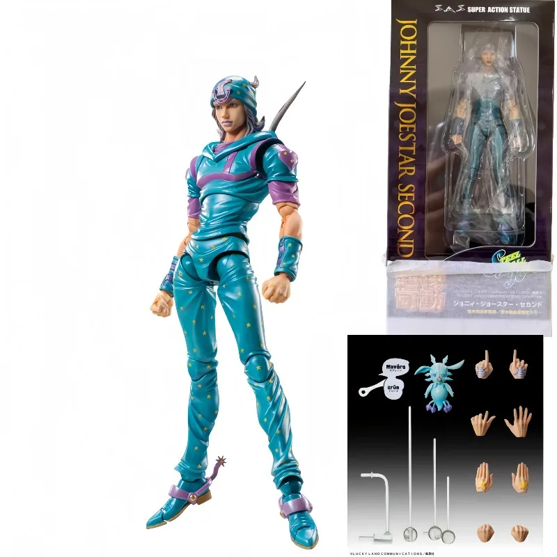 

[ in-Stock ]Original Medicos Entertainment Super Action Statue Jojo No Kimyou Na Bouken Steel Ball Run Johnny Joestar Second