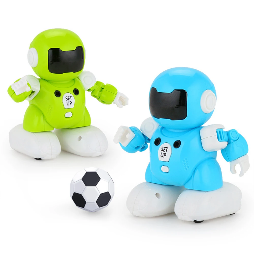 Robôs de Futebol de Controle Remoto para Crianças, RC, Inteligente, Carregamento USB, Inteligente, Jogo Educativo, Brinquedo, Presente de Aniversário, 2 Jogadores