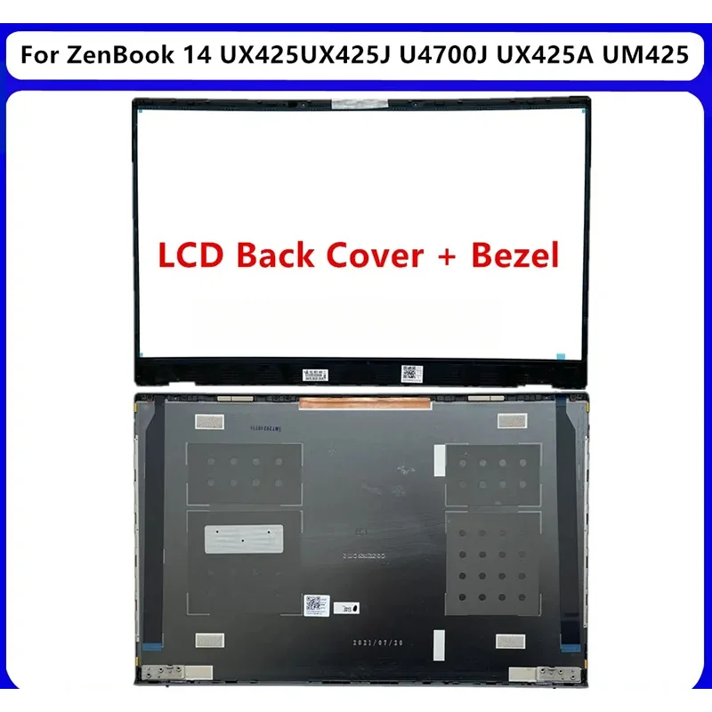 LCD Back Cover /Front Bezel /Palmrest /Bottom Case For ASUS ZenBook14 UX425 UX425J UX425JA UM425 U4700J Laptop