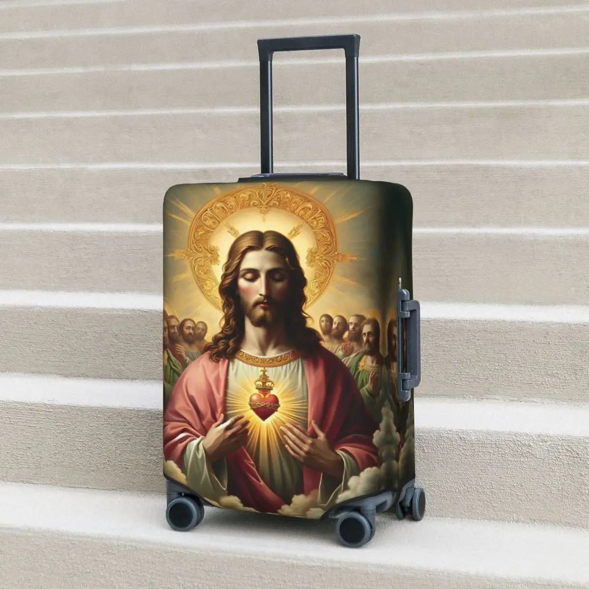 

Чехол для чемодана Christ Saviour Иисуса, деловой полет, практичные аксессуары для багажа, защита