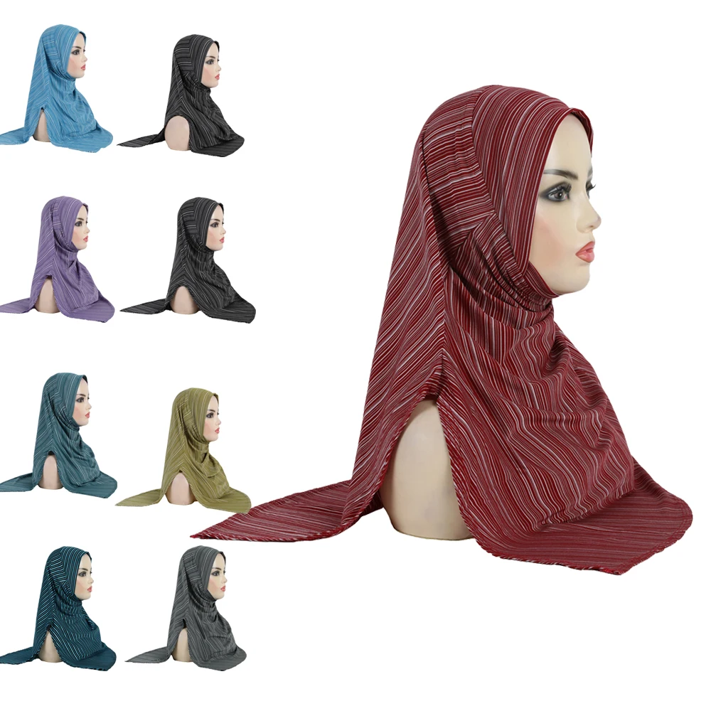 

12pcs Hijabs for Kids Girl 8 to 13 years old Muslim Islamic Scarf Shawls Malaysia Girls Child Instant Hijabs Headwrap Wholesale