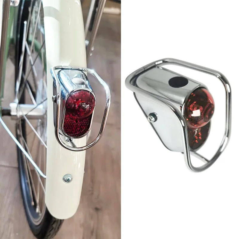 Taiwanese Mid Retro Bicycle Mountain Small Fold Rear Soil Removal/Mudguard Tail Light Universal Reflector Warning Light