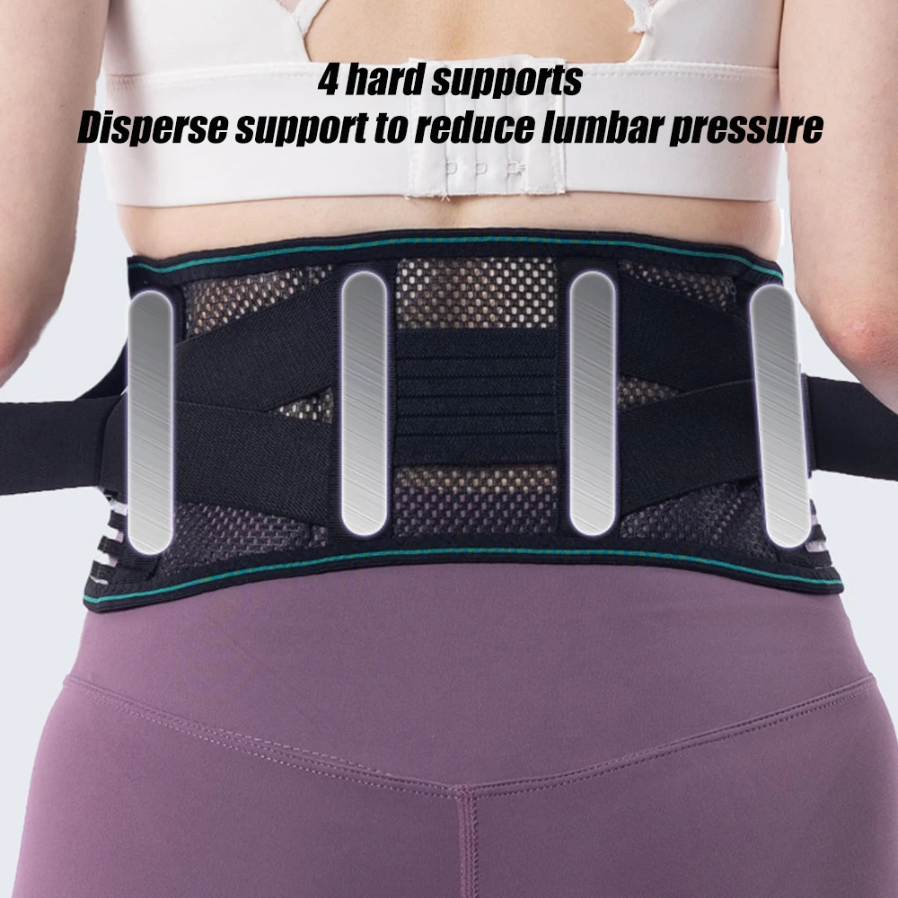 1pcs  Back Brace For Lower Back Pain Relief , Adjustable Lumbar Support Belt, Improves Posture During Workouts, Sciatica, Hernia