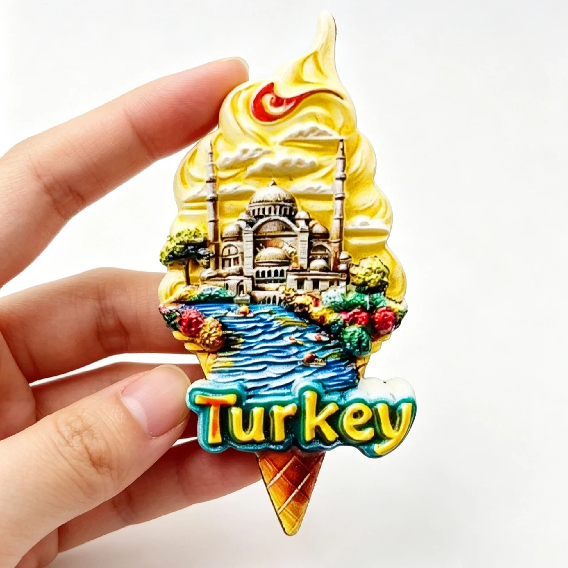 Asia Turkey  Istanbul Cappadocia Etc 3D Fridge Magnets Tourism Souvenir Refrigerator Magnets Sticker