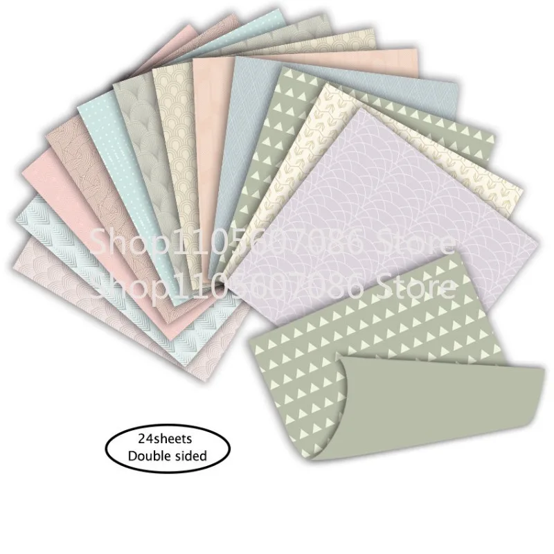 DIY Album, Scrapbook, Handmade Card, Background Paper 6 Inch Double-sided Pattern Paper