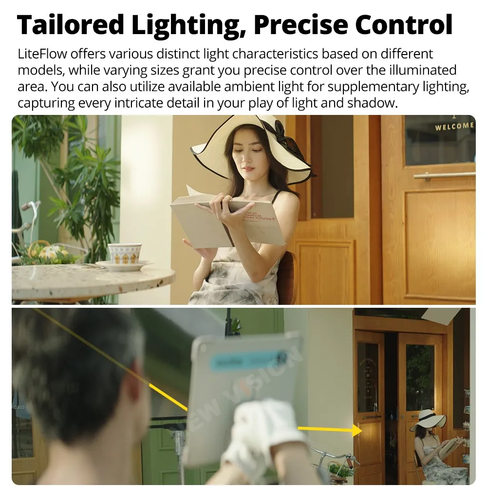 GODOX LiteFlow 7/15/25/50/100 إضاءة سينمائية بأحجام مختلفة عاكس تركيب جهد ملحقات التصوير عاكس الشمس