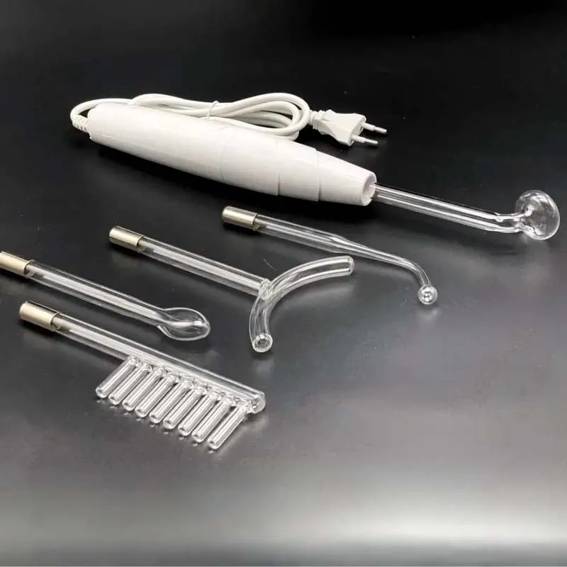 5-in-1 beauty home-apparatuur set draagbare hoogfrequente gezichtshuidbehandelingsstok multifunctioneel schoonheidsapparaat