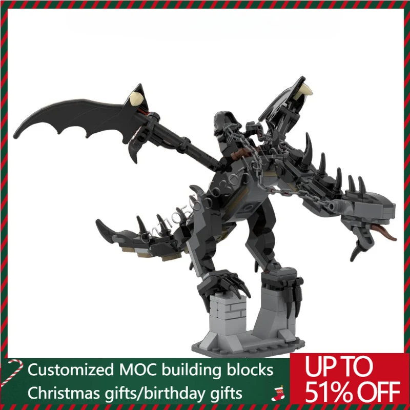 

Набор из 241 детали: Ужасающая серия «Черный Дракон» — Конструктор для сборки, модель для детей, игрушка для демонстрации, праздничный подарок-сюрприз