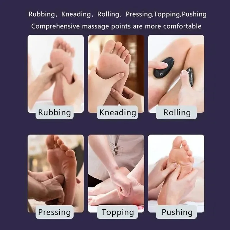الكهربائية مدلك قدم التدفئة العلاج تدليك اللفافة الأخمصية شياتسو العجن الأسطوانة العضلات استرخاء آلة تدليك القدم الإغاثة #6