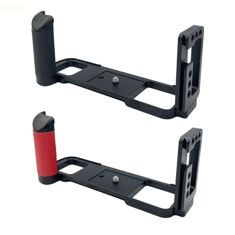 

U2JE Metal L Bracket Quick Release Plate For GFX 50R With Cold Shoe And Easy Battery Access
