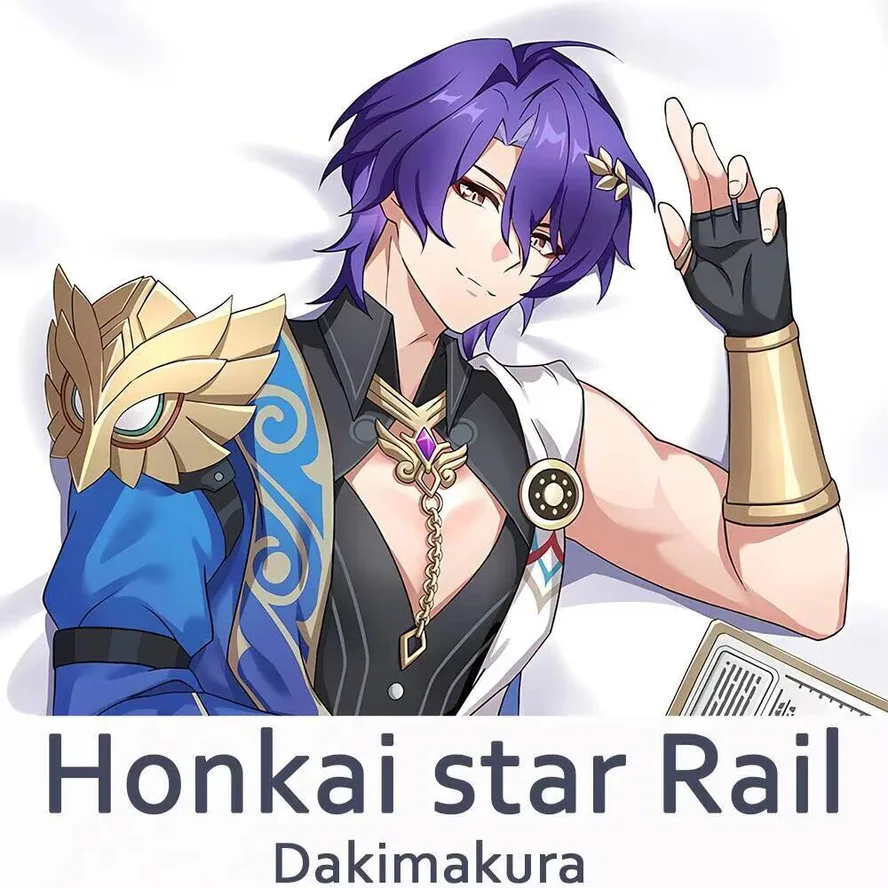 

Star Veritas Honkai Rail Ratio Dakimakura 2WAY Hing Body Наволочка Чехол Аниме Подушка
