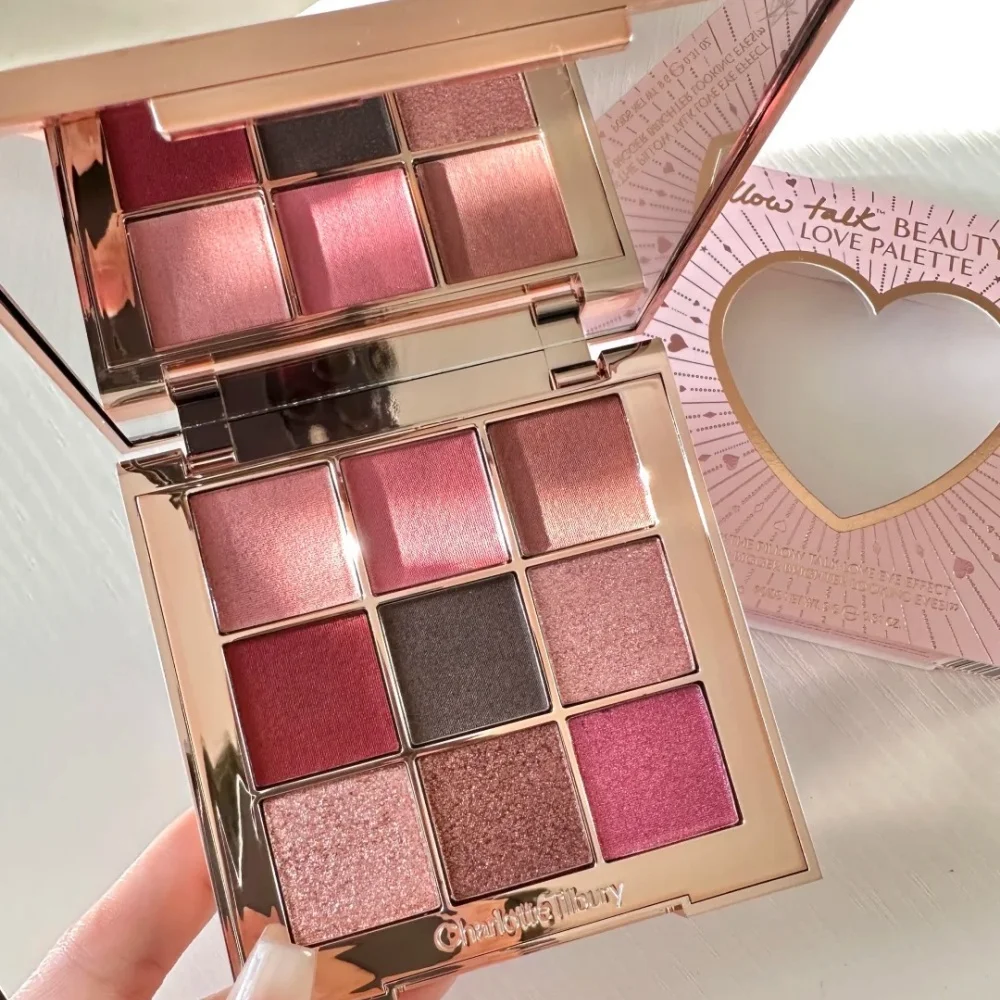 Charlotte Tilbury Lip Balm Limited Edition Silver Disk Facial Setting Powder CT New 9Colors EyeShadow Palette Lip Liner Cosmetic