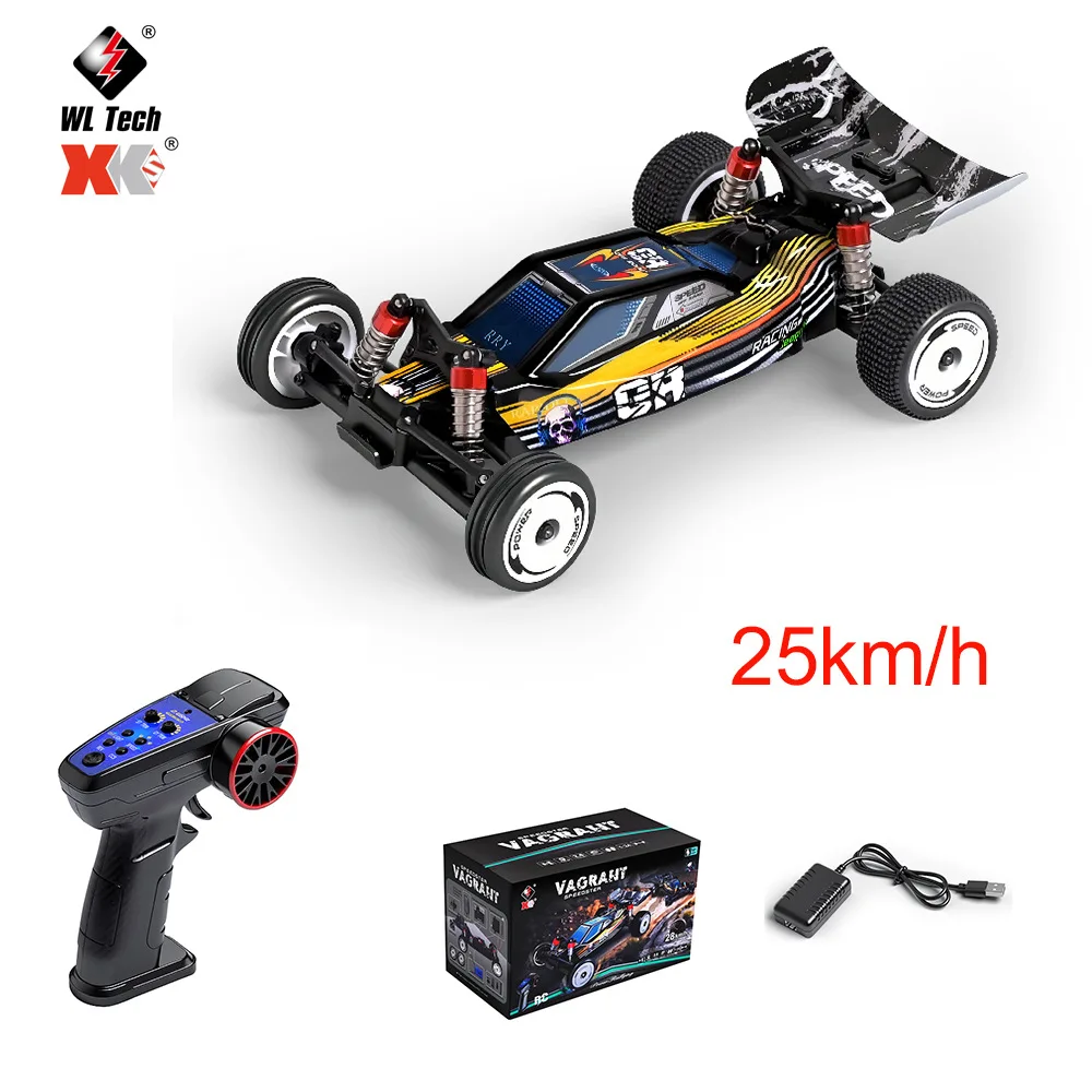 New Wltoys 244016 Remote-Controlled High-Speed 1:24 Electric Competitive High-Speed Remote-Controlled Toy Car Rc Model Christmas