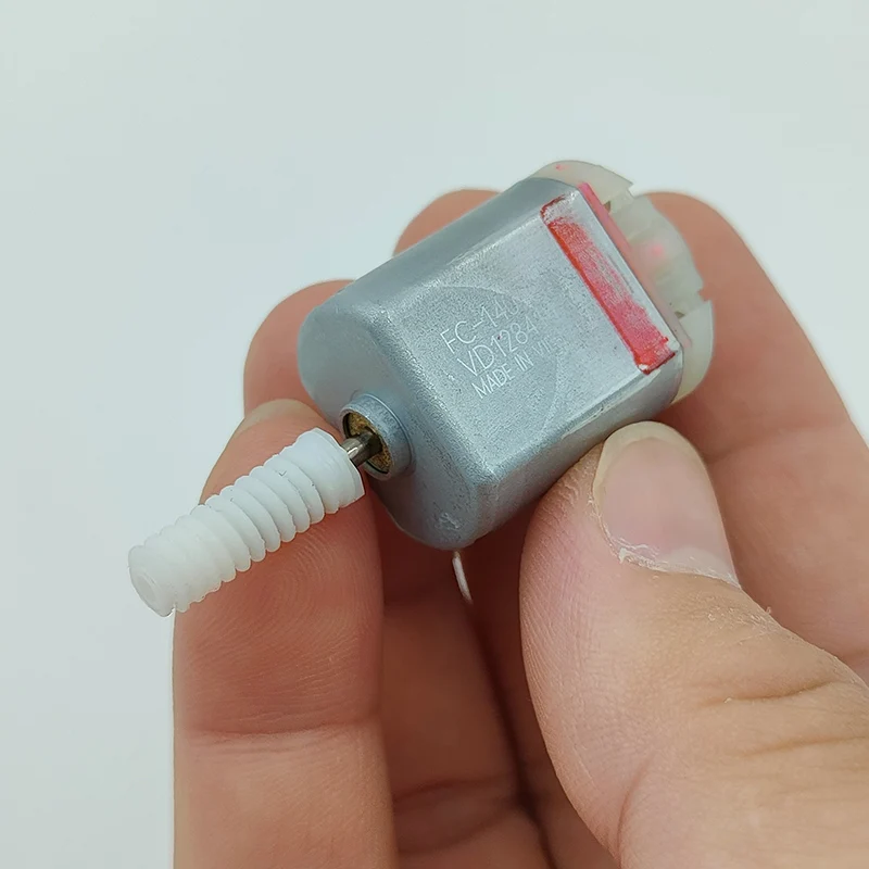 Mabuchi FC-140SA Mini 20mm Electric Motor DC 12V Worm Gear Shaft Car Door Lock Actuator Folding Rearview Mirror Repair Motor