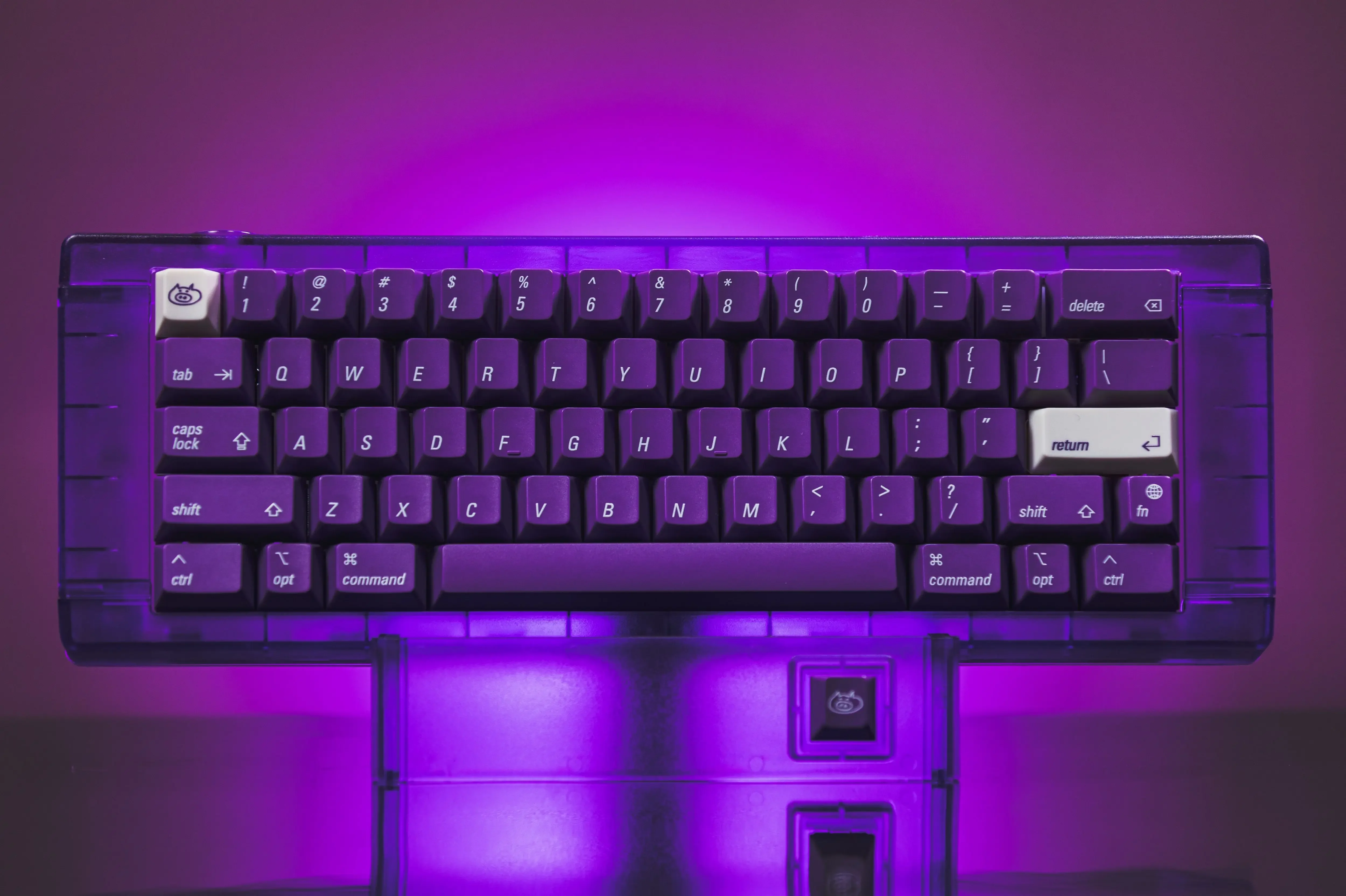 Purple Keycap Mechanical Personalization Purple Theme Keycap UV Printing ABS