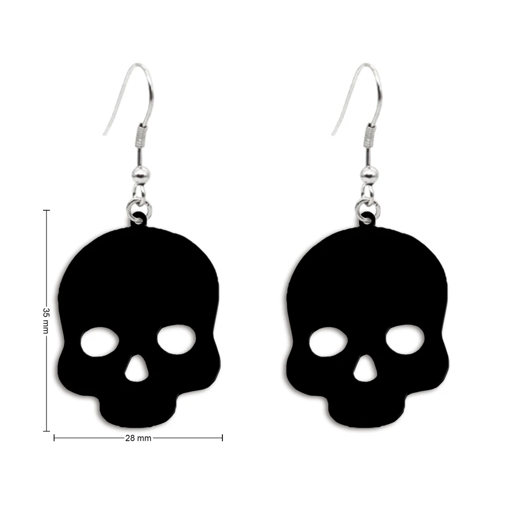 Neuankömmling Halloween Thema hohle Ohrringe schwarz Ohrring Haken Design Ohrringe Frauen Mädchen Schmuck Zubehör Party Geschenke