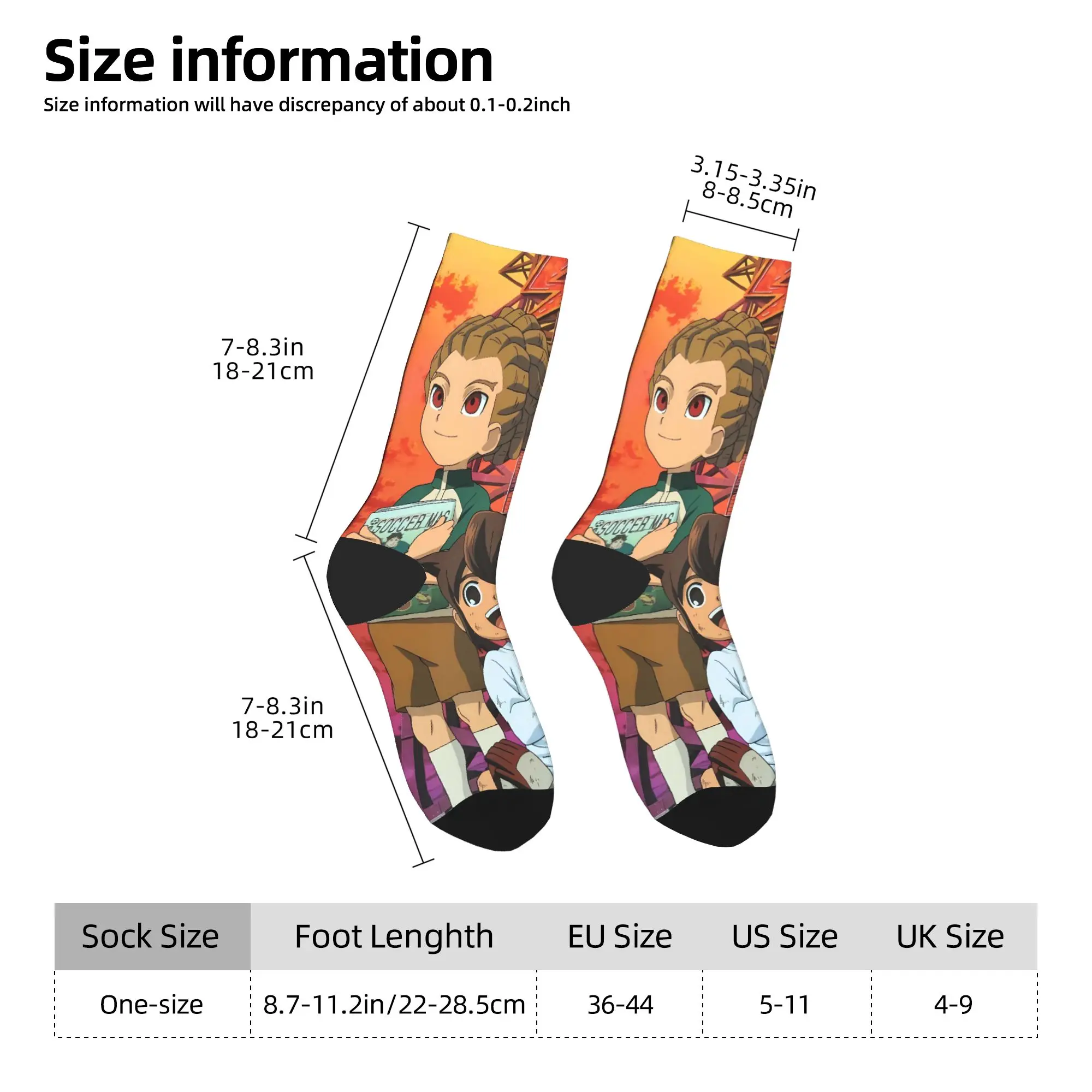 Frauen Männer Socken Inazuma Eleven Gouenji Strümpfe Anti Skid Weiche Socken Herbst Gothic Design Laufsport Socken