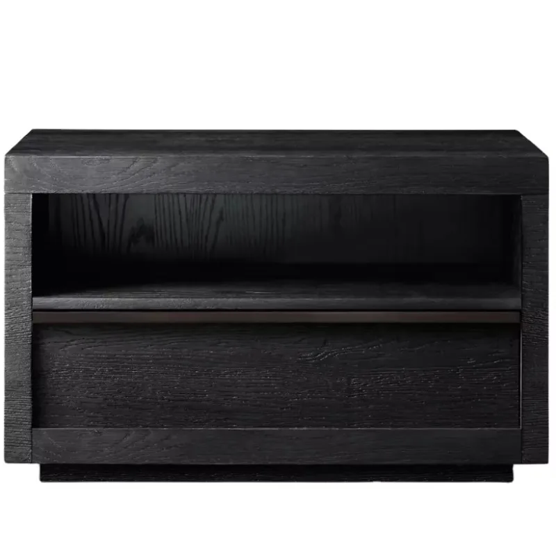 طاولة سرير مفردة من الخشب الصلب الفاخر - طاولة بجانب السرير فاخرة