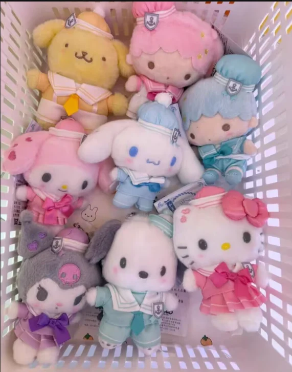 

Аниме мультфильм Hello Kitty Cinnamoroll My Melody плюшевая игрушка модная новая плюшевая игрушка кулон автомобильный брелок аксессуары для рюкзака