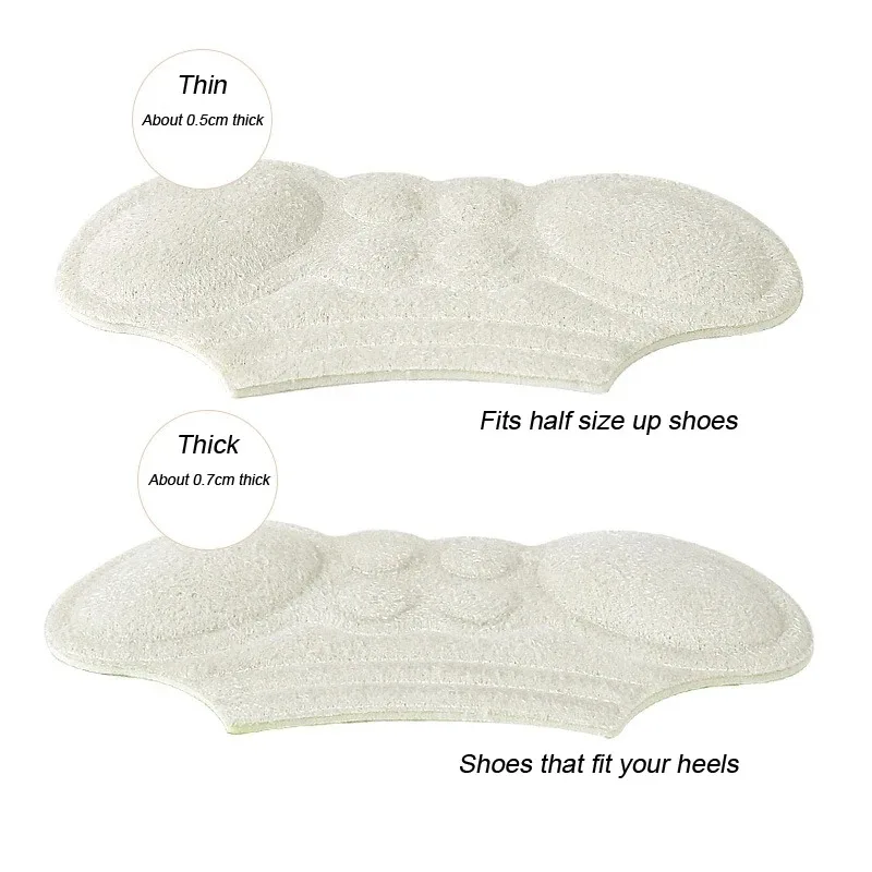 Sneaker Heel Protectors Anti-Wear Foot Care Pads Sticker Pain Relieve Inserts Adhesive Patch Repair Shoe Adjustable Size Cushion