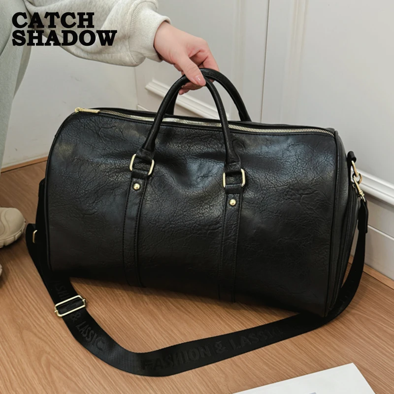 men's-travel-bag-luxury-large-capacity-luggage-duffle-bag-soft-pu-leather-portable-durable-crossbody-gym-handbag-luggage-outdoor