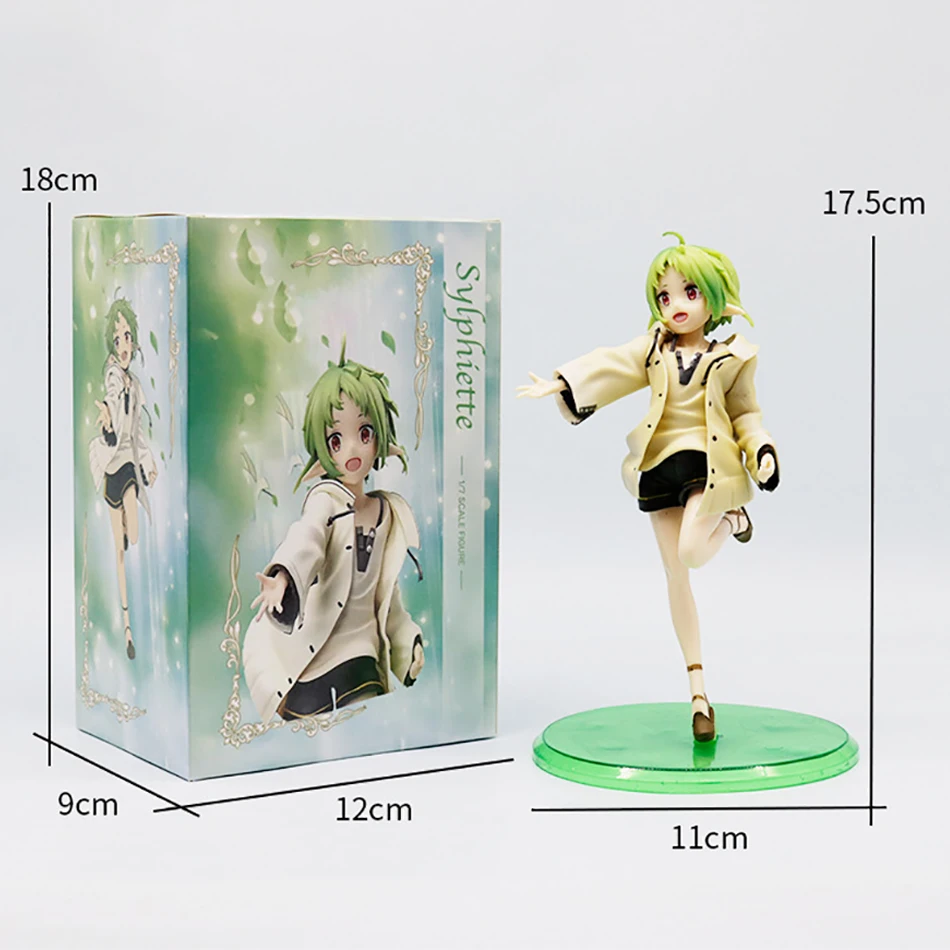 Anime Jobless Reincarnation Sylphiette Greyrat Actionfigur Desktop Dekorationen Sammlung Ornamente PVC Kawaii Mädchen Figuren